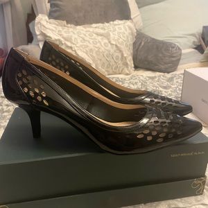 Black cut out pumps! Great shoes to perk up that little black dress!!